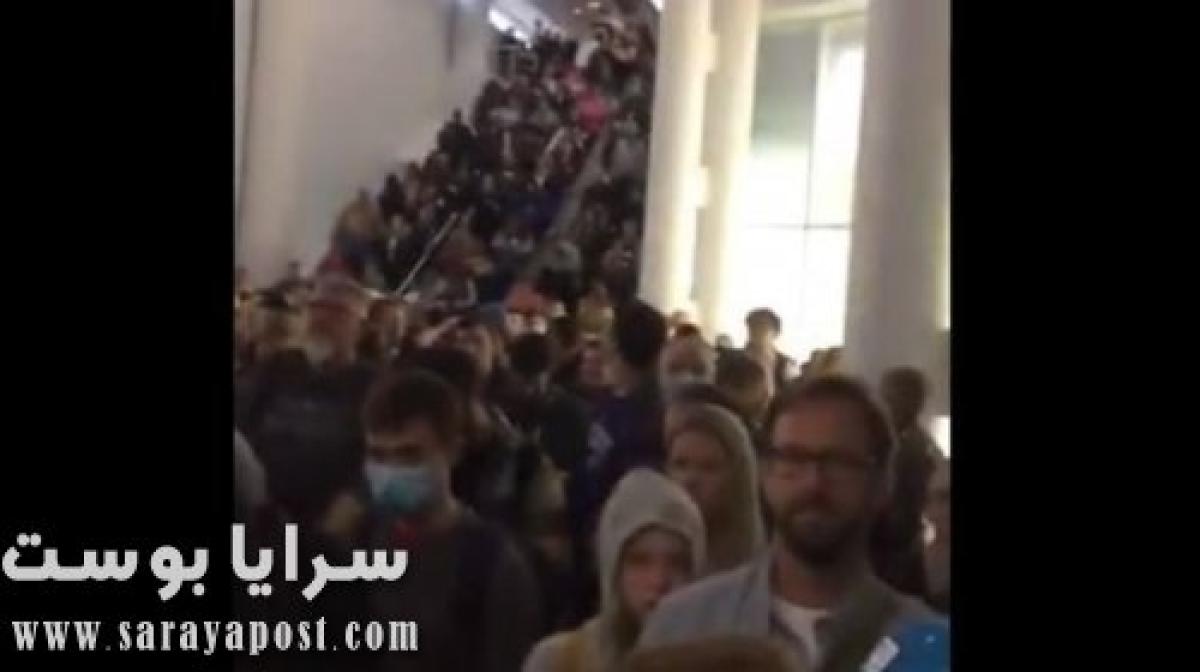 شاهد الهلع والرعب من كورونا في المطارات الأمريكية