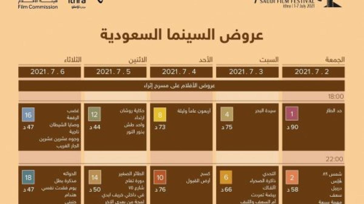 انطلاق مهرجان أفلام السعودية في دورته السابعة