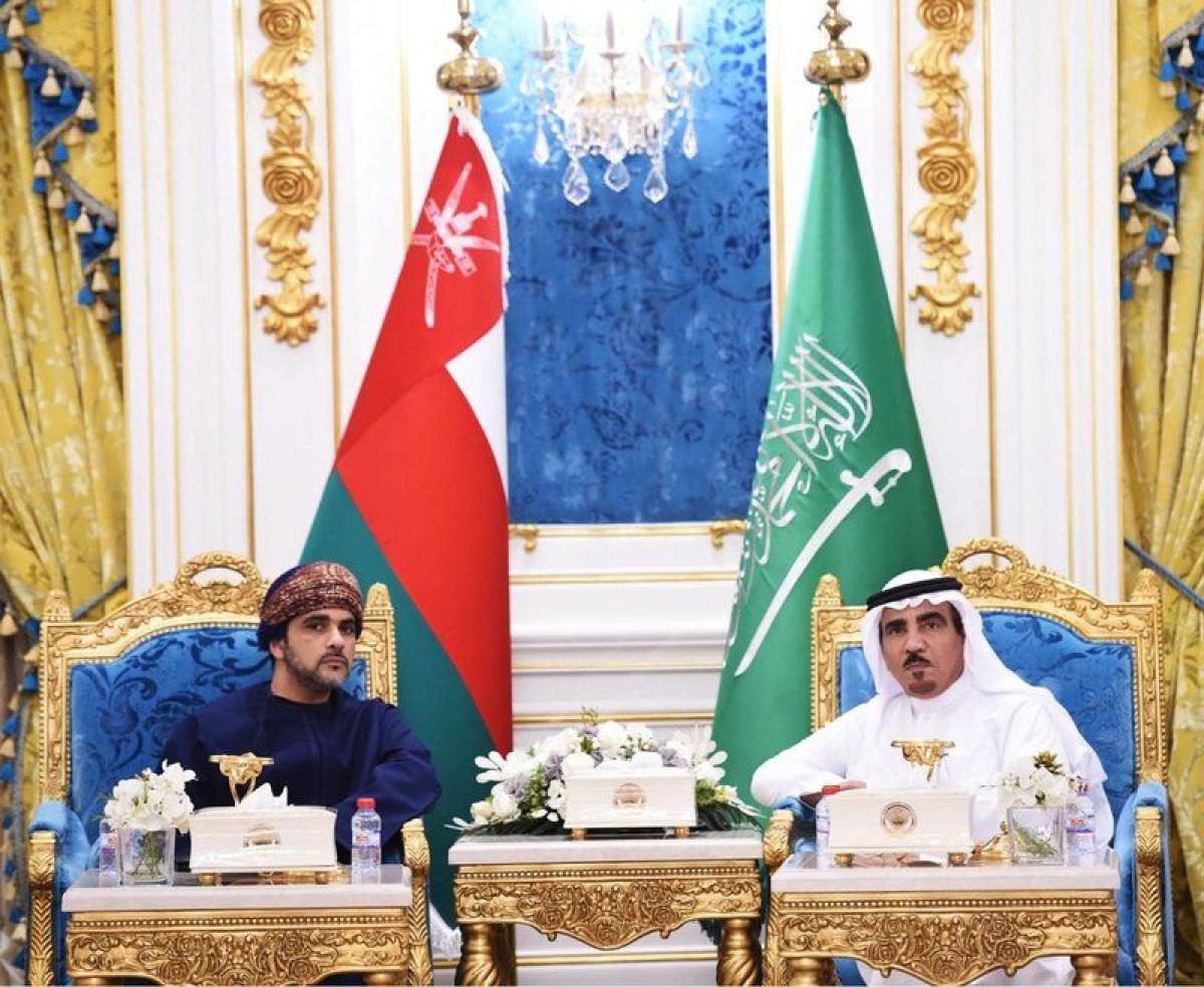 عبدالله العثيم يحتفي بالسفير العماني لدى المملكة العربية السعودي