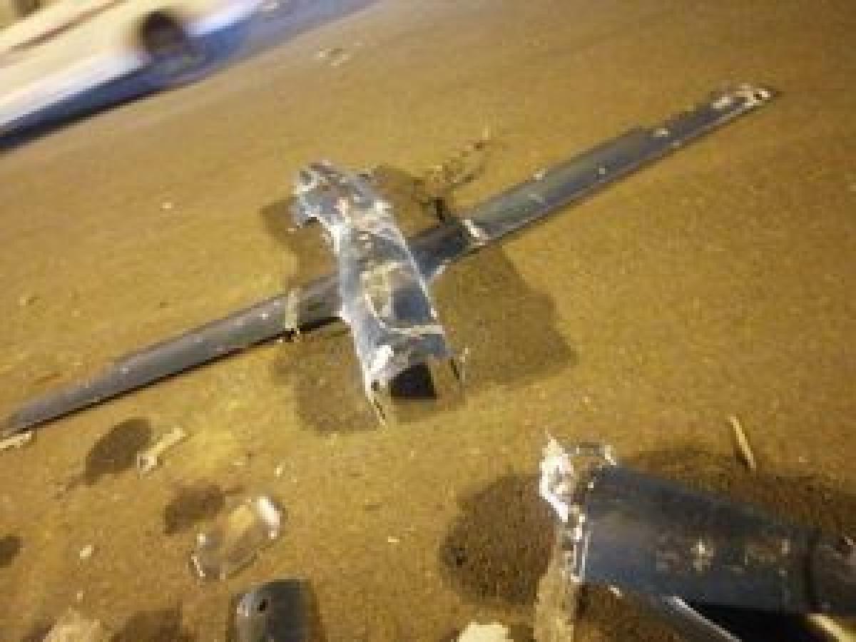 صور لحطام المُسيرة الثانية التي جرى تدميرها قبل وصولها مطار الملك عبدالله بجازان
9:26 صباحًا9 أكتوبر, 2021