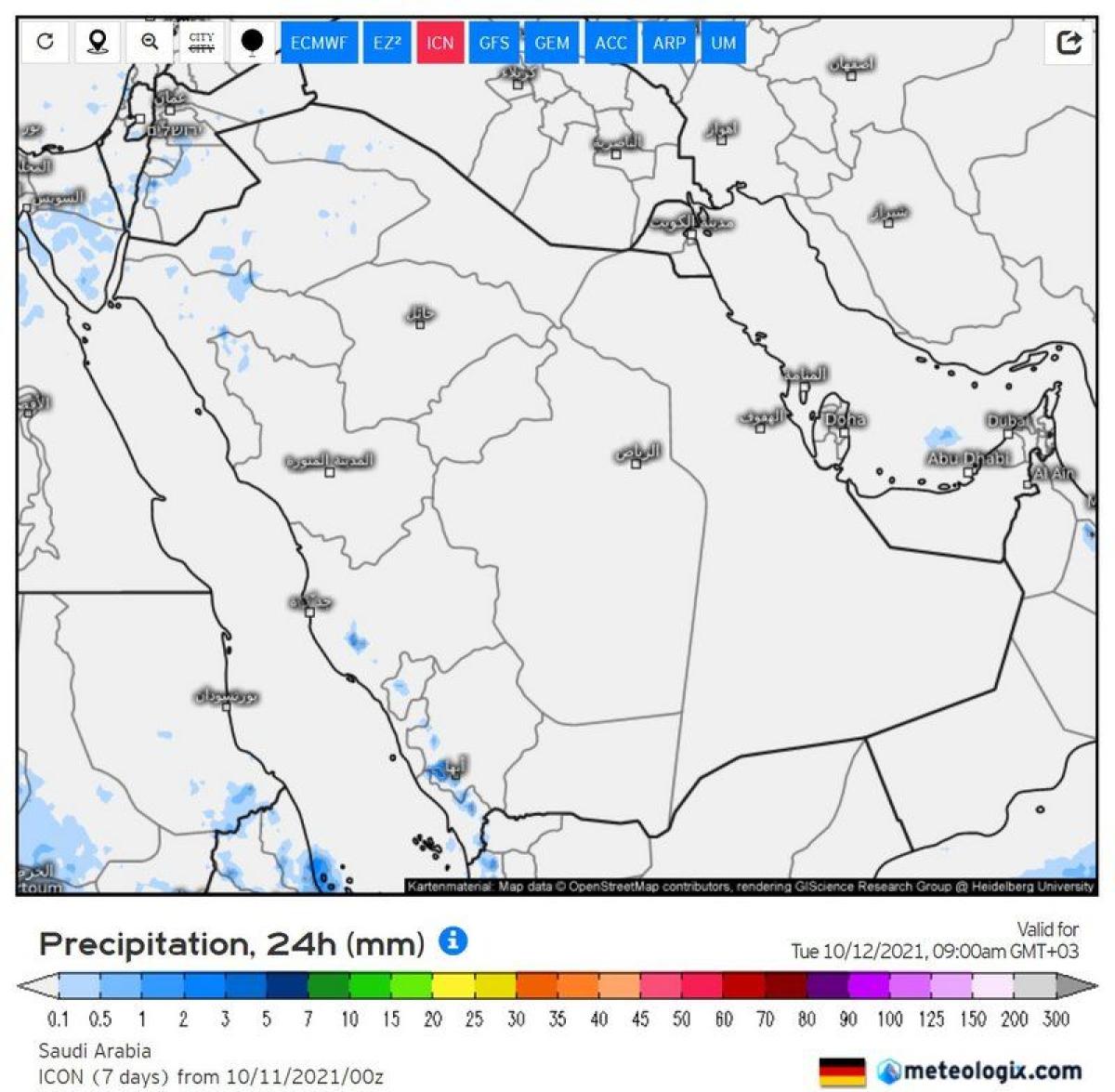 المسند: لا تغير يُذكر في درجة الحرارة حتى 10 أيام مقبلة في الرياض