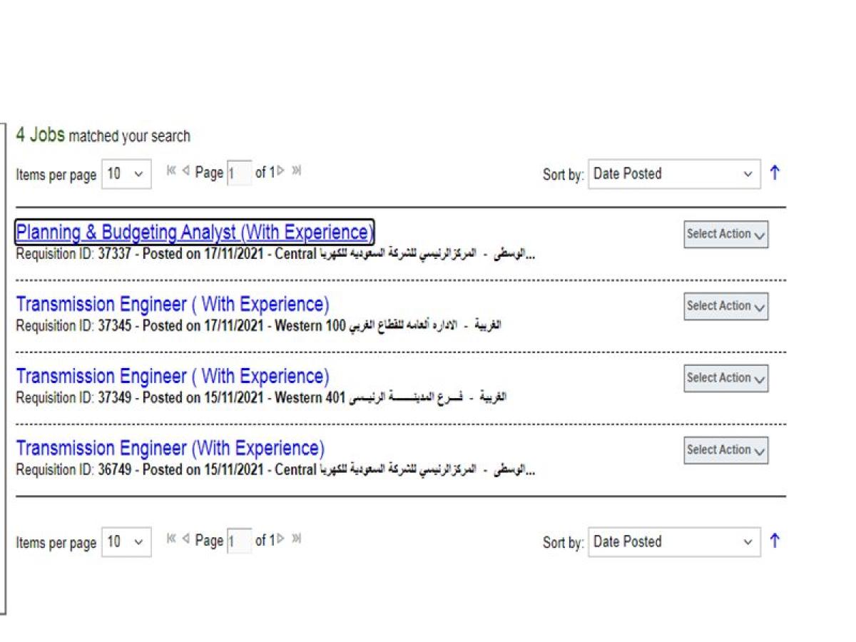 التقديم علي وظائف شركة الكهرباء لحملة البكالوريوس بالرياض وجدة