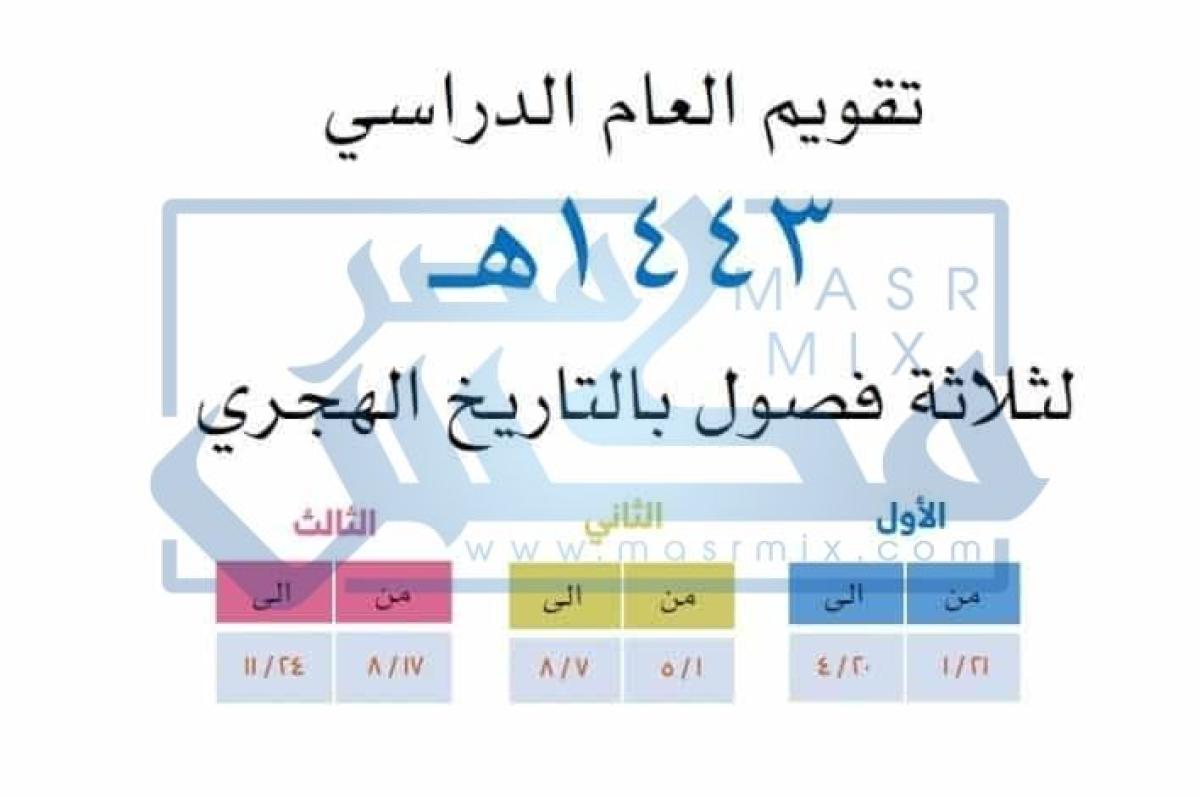 وزارة التعليم السعودية تعلن تاريخ إجازة آخر العام 1443 بالمدارس